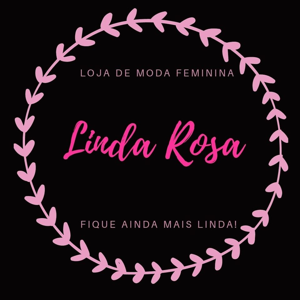 Linda rosa hot sale moda feminina